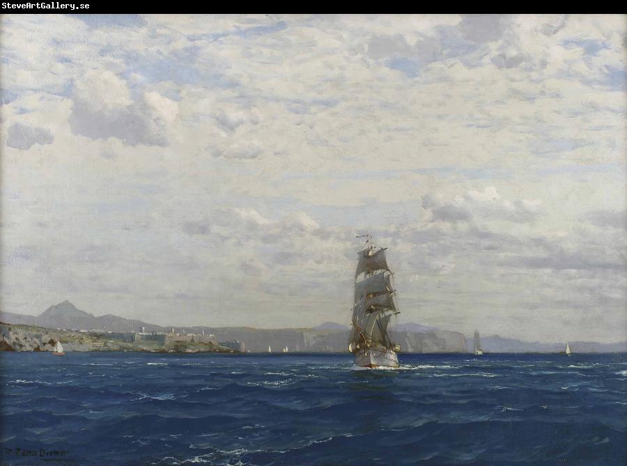 Michael Zeno Diemer Sailing off the Kilitbahir Fortress in the Dardenelles